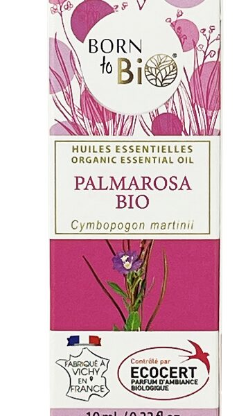 Aceite esencial de palmarosa orgánica Born to Bio 10 ml