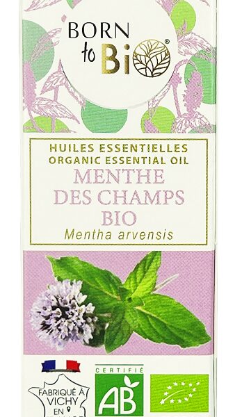 Aceite esencial de menta de maíz orgánico (Mentha arvensis) Born to Bio 10 ml