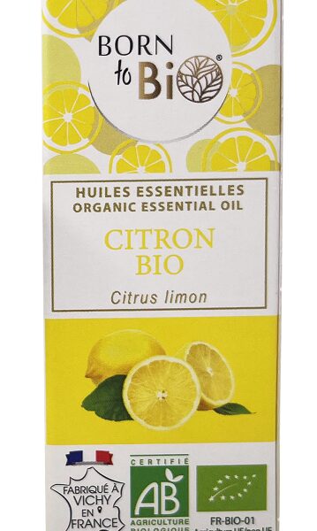 Aceite esencial de limón orgánico Born to Bio 10 ml