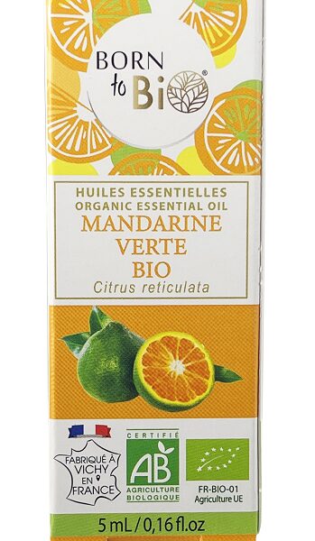 Aceite esencial de Mandarina Verde Ecológica Born to Bio 5 ml