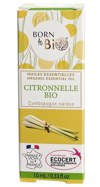 Aceite esencial de citronela orgánica Born to Bio 10 ml