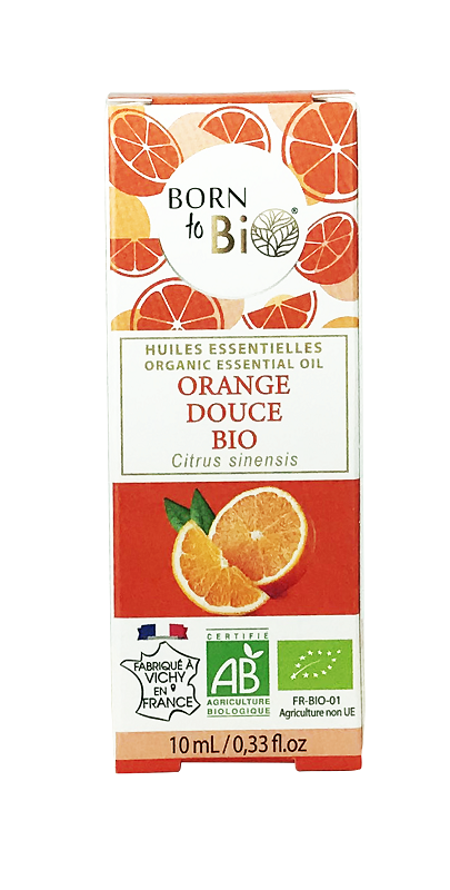 Aceite esencial de naranja dulce orgánico Born to Bio 10 ml