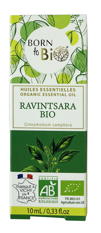 Aceite esencial orgánico de Ravintsara Born to Bio 10 ml