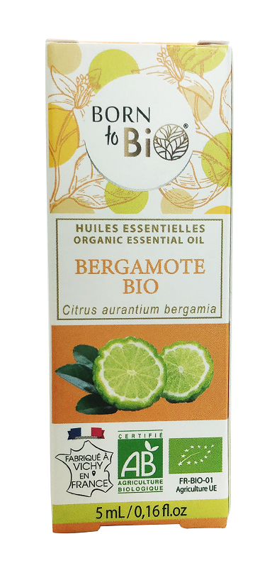 Aceite esencial de bergamota orgánico Born to Bio 5 ml
