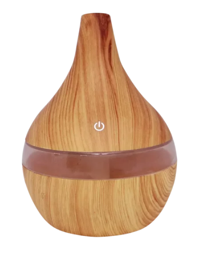 Difusor de aceites esenciales eléctrico madera 300 ml Born to Bio