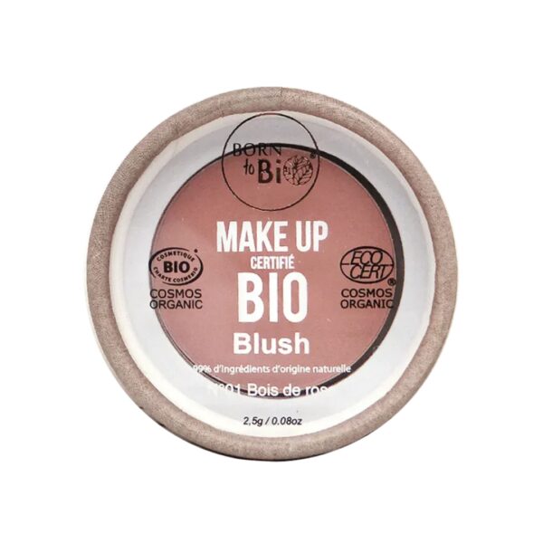 Colorete Orgánico Born to Bio Nº1 Bois De Rose 2,5G