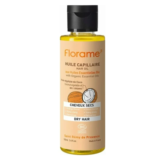 Aceite capilar para cabello seco 100 ml.Florame