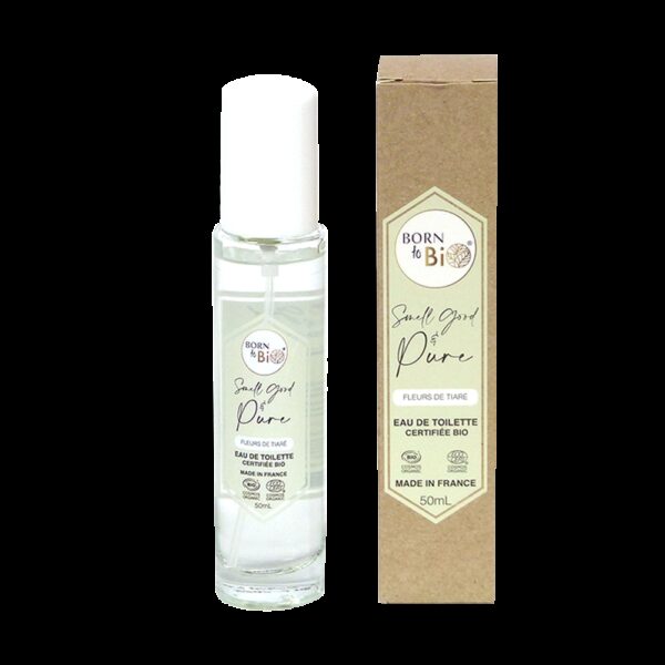 Eau De Toilette Flor de Tiaré Born To Bio 50 ml