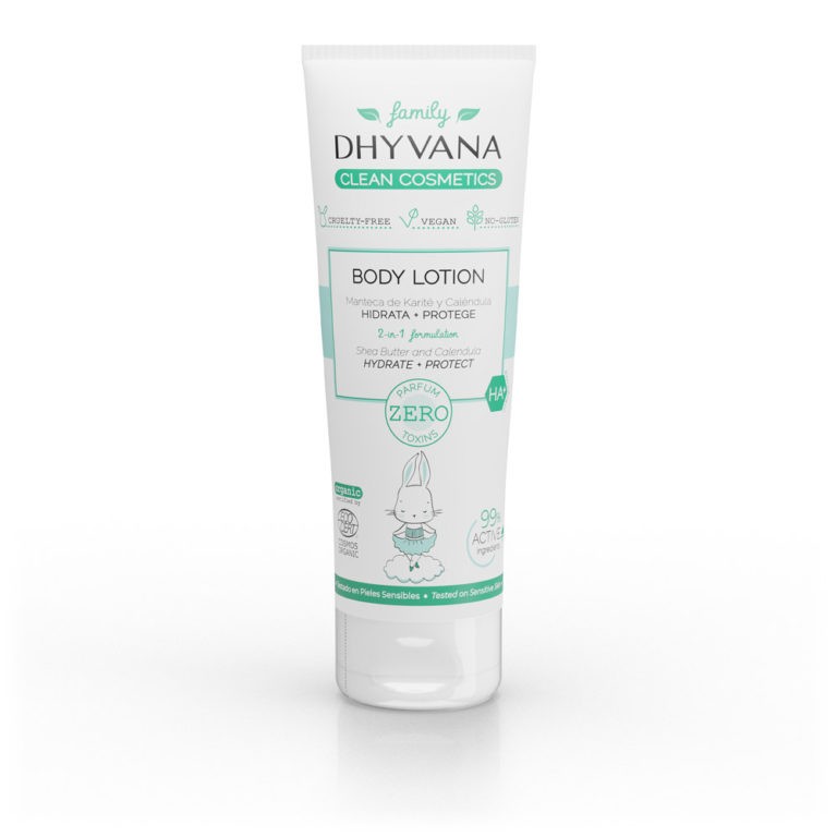 Family Body Lotion con Manteca de Karité y Caléndula Dhyvana
