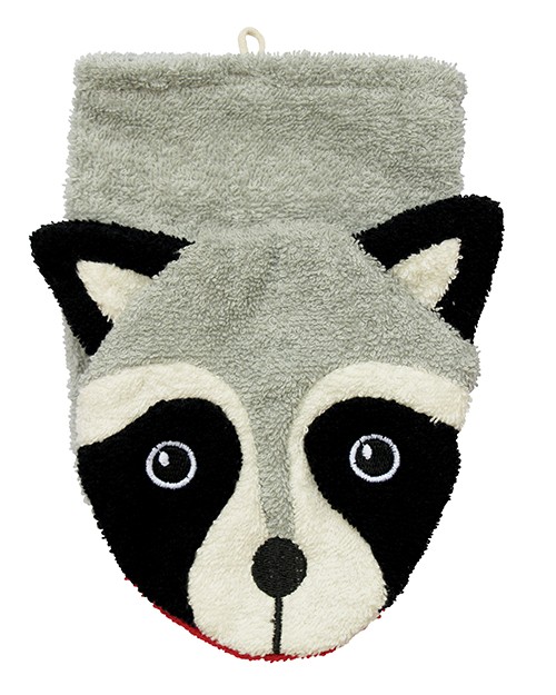 Manopla de algodón orgánico mapache grande Fürnis
