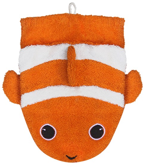 Manopla de algodón orgánico pez payaso grande Fürnis