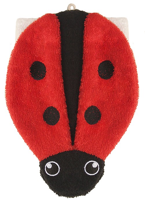 Manopla de algodón orgánico mariquita grande Fürnis