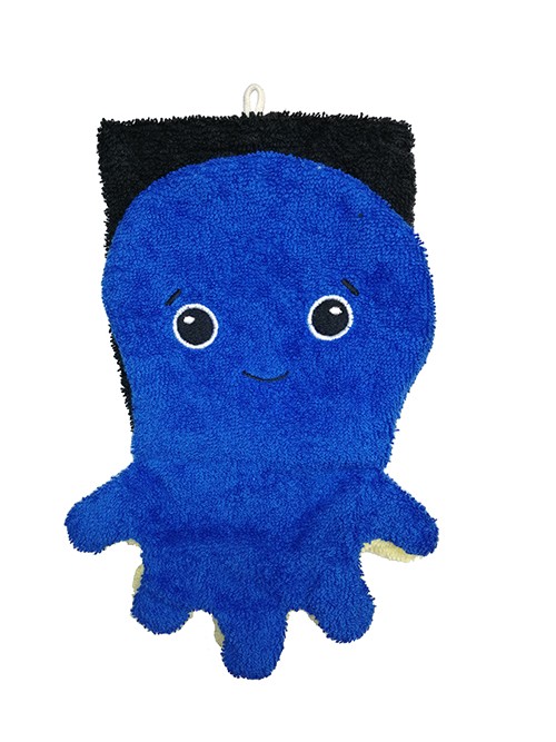 Manopla de algodón orgánico calamar grande Fürnis