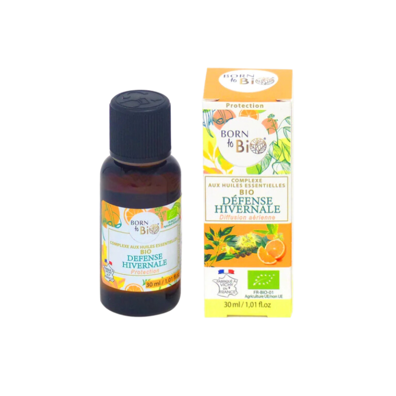 Winter Defense - Complejo con aceites esenciales orgánicos Born to Bio
