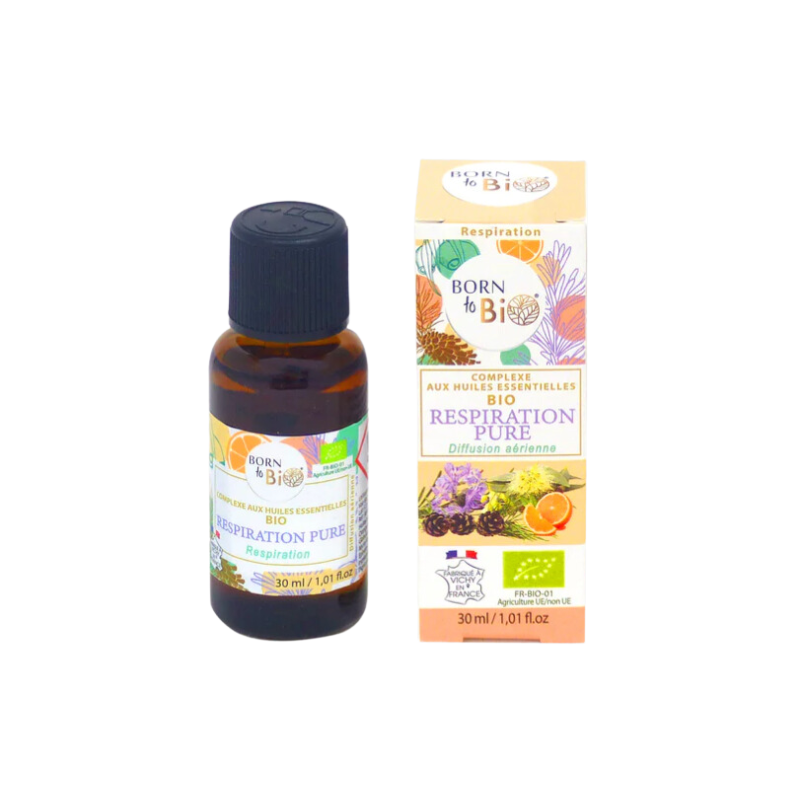 Pure Breathing - Complejo con aceites esenciales orgánicos Born to Bio