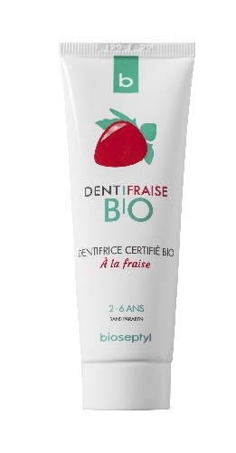 Pasta de dientes para niños sabor fresa Bioseptyl