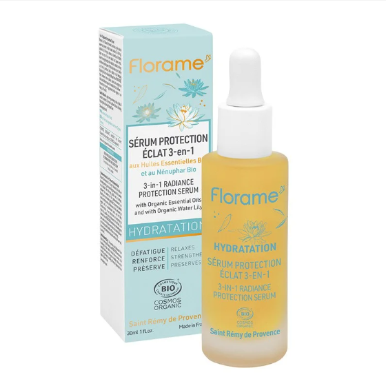 Serum de Protección y Luminosidad 3 en 1 HYDRATATION Florame