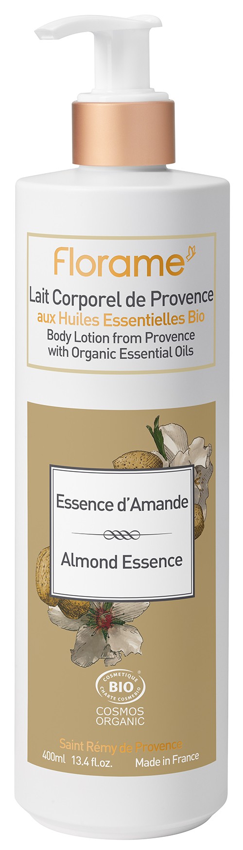 Leche corporal provenzal Esencia de Almendras 400 ml Florame