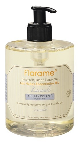 Jabón de manos líquido purificante de Lavanda Florame