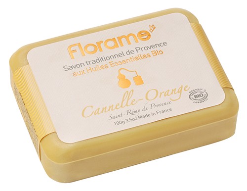 Jabón tradicional provenzal de canela-naranja Florame