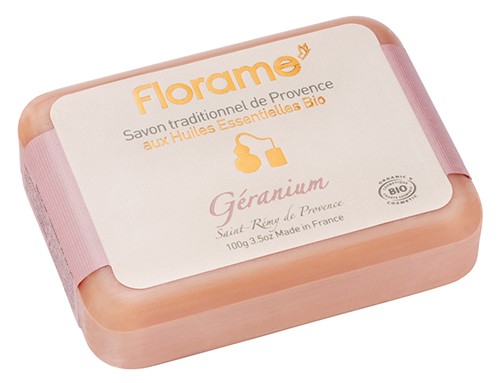 Jabón tradicional provenzal de geranio Florame