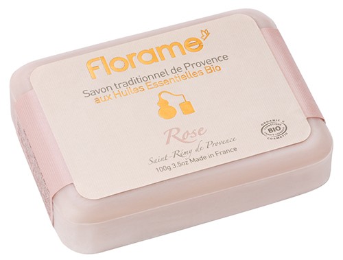 Jabón tradicional provenzal de rosa Florame