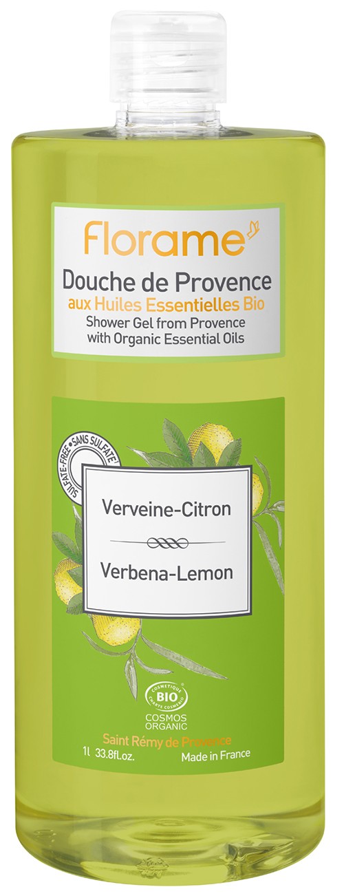 Gel de ducha provenzal de verbena-limón Florame