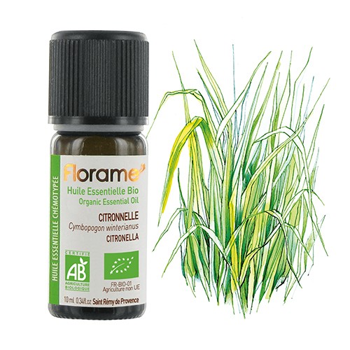 Aceite Esencial de Citronela ( Cymbopogon Winterianus) Florame