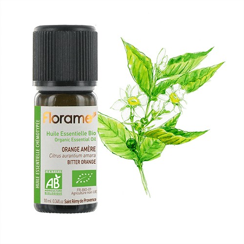 Aceite esencial de naranja amarga (Citrus aurantium amara) Florame