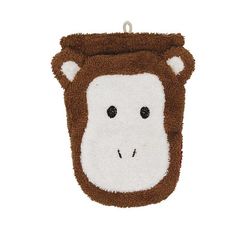 Manopla de algodón orgánico mono pequeña Fürnis