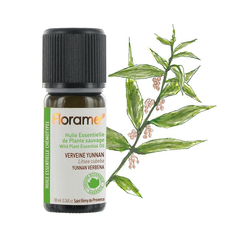 Aceite esencial Verbena Yunnan orgánico 100 % bio Florame